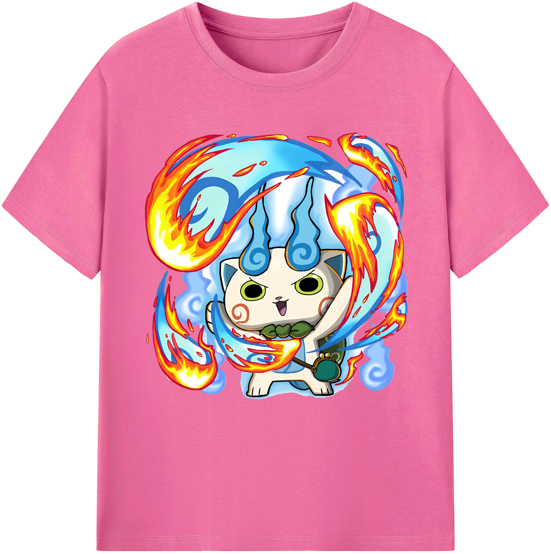 （画像用） 妖怪ウォッチ Yo-kai Watch レディースカジュアルプリントTシャツ（綿100％）